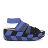 Ellettra blue elasticated platform