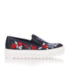 Egla Denim embroidered sneaker