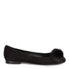 Varina F black suede ballerinas