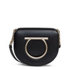 Gancino black leather bag