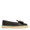 Sannio black calf espadrilles