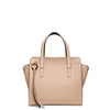 Amy S beige leather tote bag