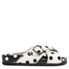 Rodra fur polka dot slides