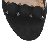 Bombe 70 black suede mules