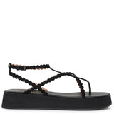 Suede platform sandals