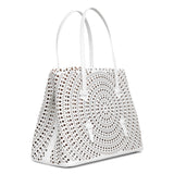 Mina 32 vienne circulaire white tote bag