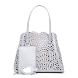 Mina 25 vienne vague grey tote bag