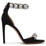 La Bombe 110 black plexi sandals