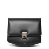 Le Papa medium black leather bag