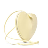Le Coeur yellow leather crossbody bag