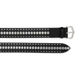 Neo vienne eyelets leather belt