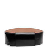 Knot Belt black leather belt