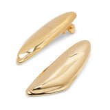 Bombe gold earrings