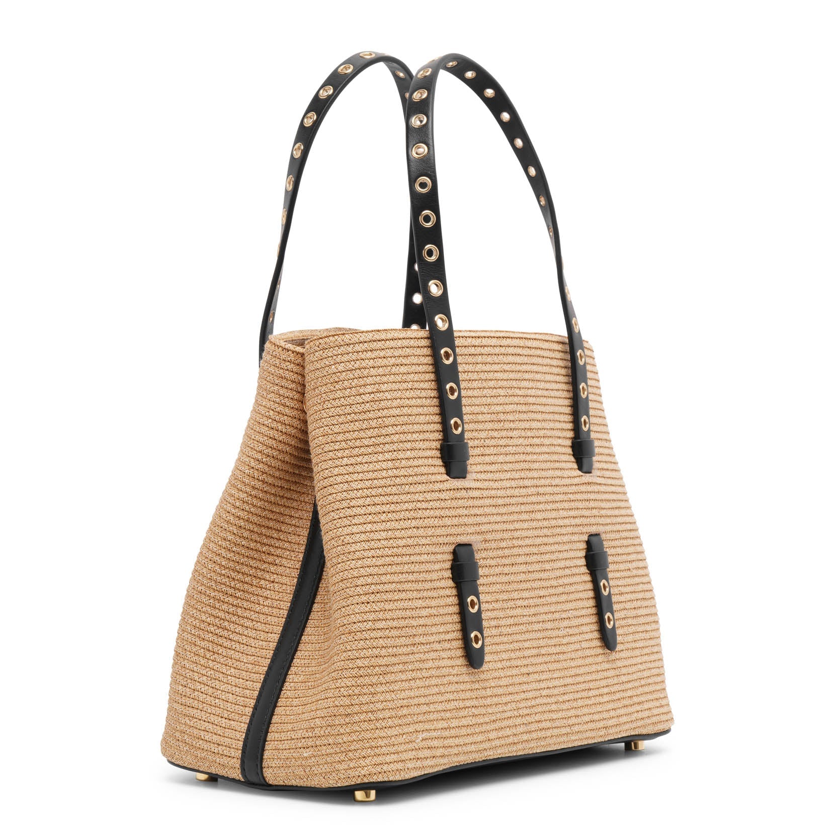 Shop Alaïa Mina 25 Raffia Tote Bag