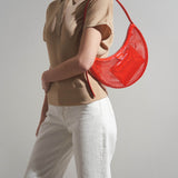 One piece red mesh bag