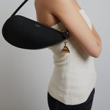 Le Demi-Coeur S black bag