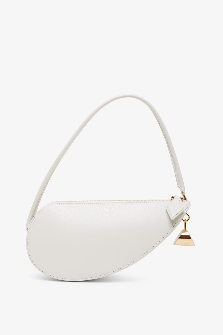 Le Demi-Coeur S white bag