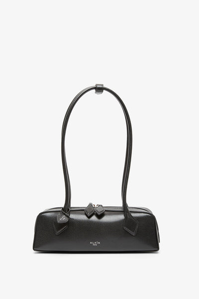 Le Teckel small black leather bag