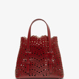 Mina 20 vague dark red tote bag