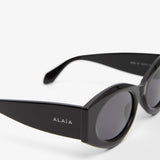 Oval 82 black sunglasses