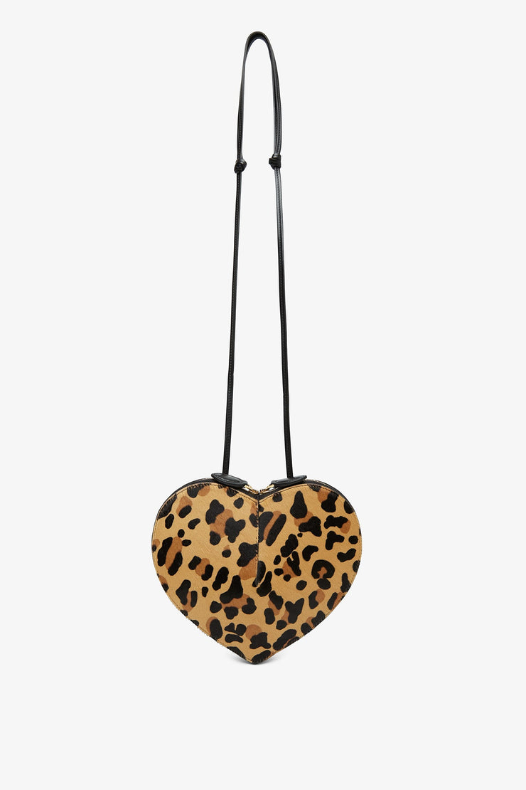 Le Coeur leopard crossbody bag