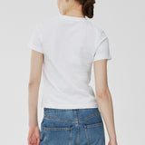 Embroidered logo fitted t-shirt