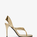 Infradito 90 gold leather sandals