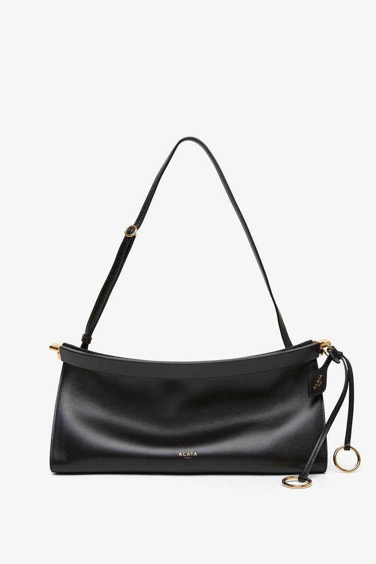 Le Click east west medium black bag