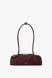 Le Teckel small dark red bag