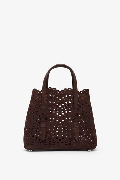 Mina 20 vienne vague brown tote bag