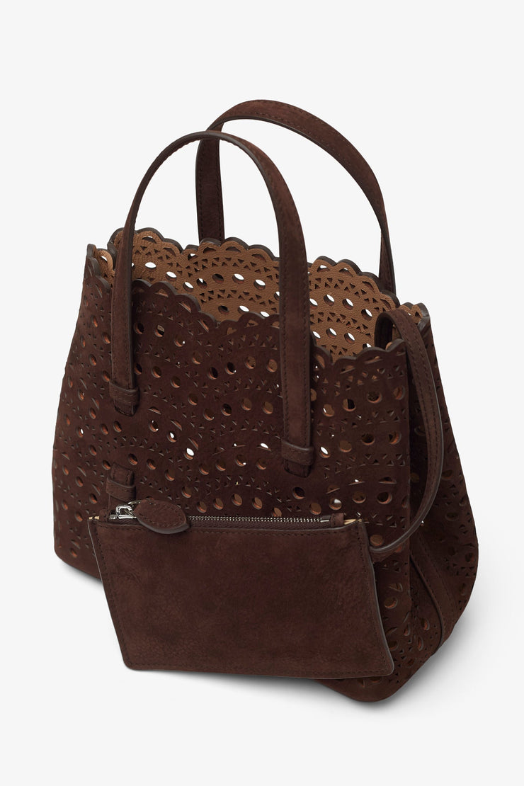 Mina 20 vienne vague brown tote bag