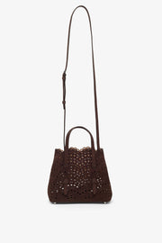 Mina 20 vienne vague brown tote bag