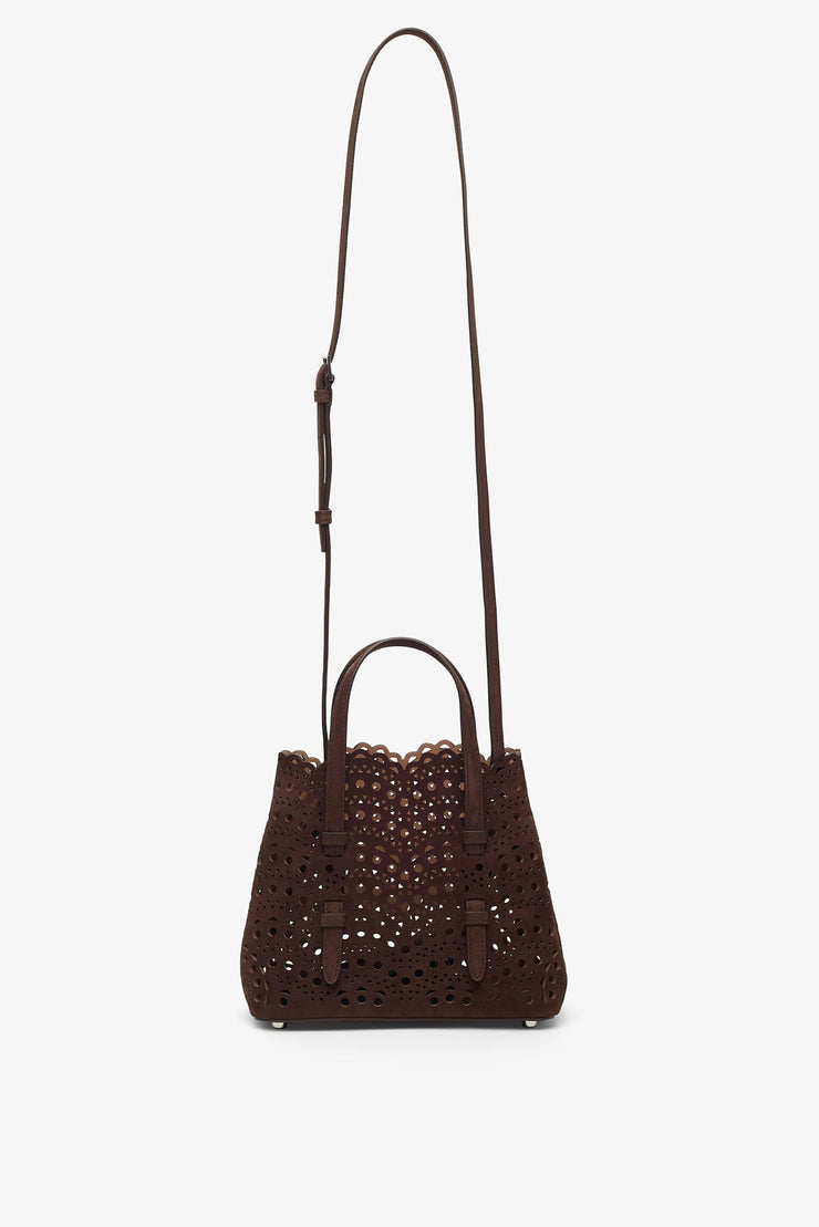 Mina 20 vienne vague brown tote bag