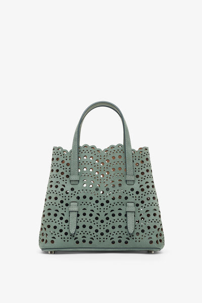 Mina 20 vienne vague green tote bag