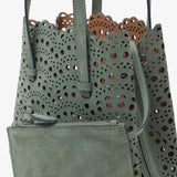 Mina 20 vienne vague green tote bag