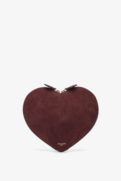 Le Coeur dark red crossbody bag