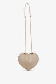 Le Coeur greige crossbody bag