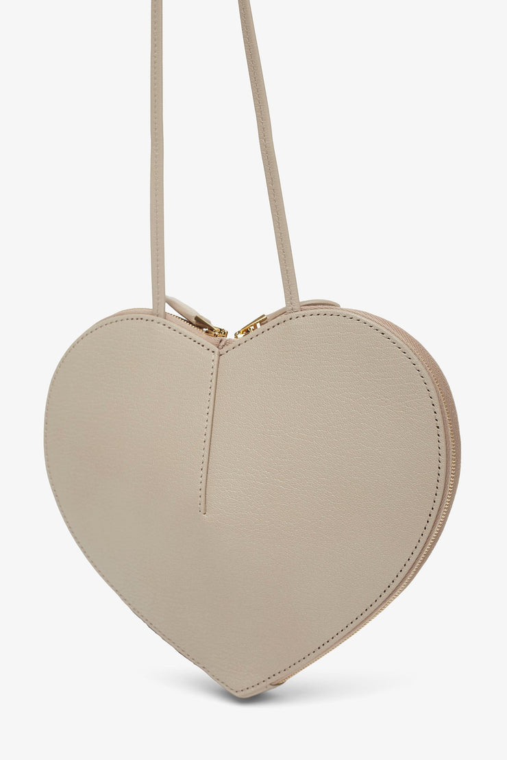Le Coeur greige crossbody bag