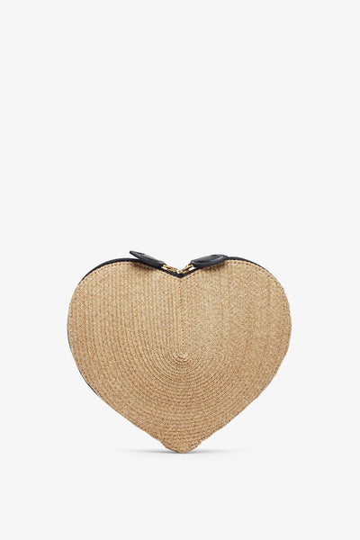 Le Coeur paper straw nature crossbody bag