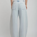 Low waist round jeans