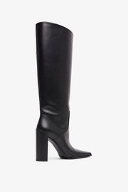 Square 90 black high boots