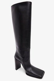 Square 90 black high boots