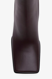 Square 90 brown ankle boots