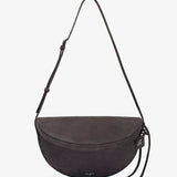 Hip east west grey nubuck bag