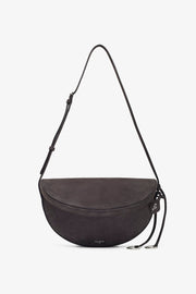 Hip east west grey nubuck bag