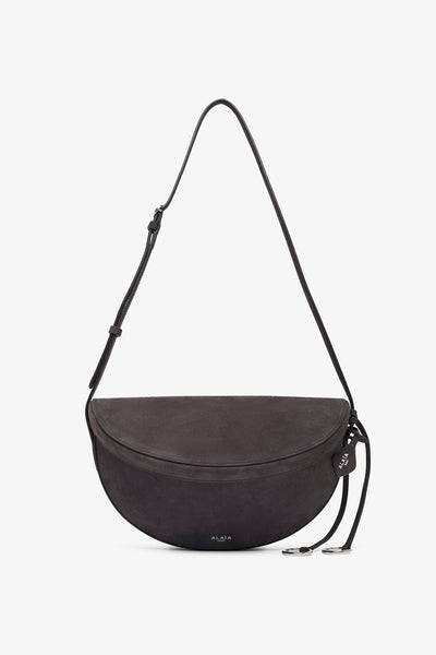 Hip east west grey nubuck bag