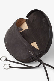 Hip east west grey nubuck bag