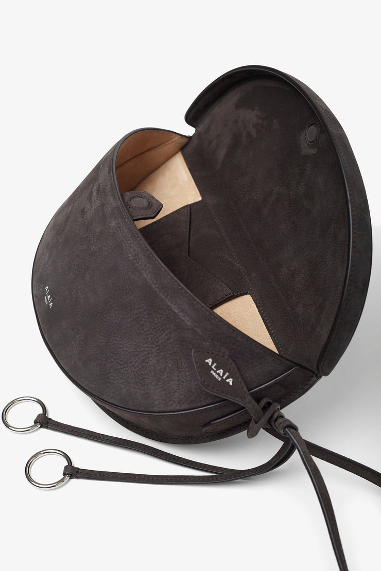 Hip east west grey nubuck bag