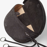 Hip east west grey nubuck bag