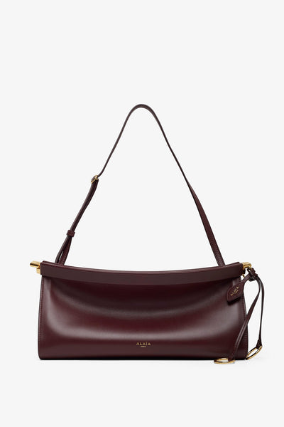 Le Click east west medium dark red bag